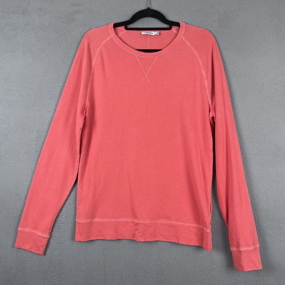 J.Lindeberg Sweater Mens Medium Immo LS Pullover Crewneck Summer Sweatshirt
